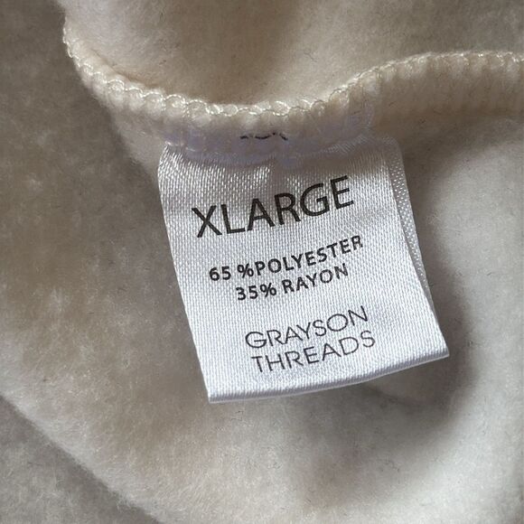 ACDC Grayson‎ Threads Lightning Sweatshirt XL White Graphic Pullover - Picture 7 of 7